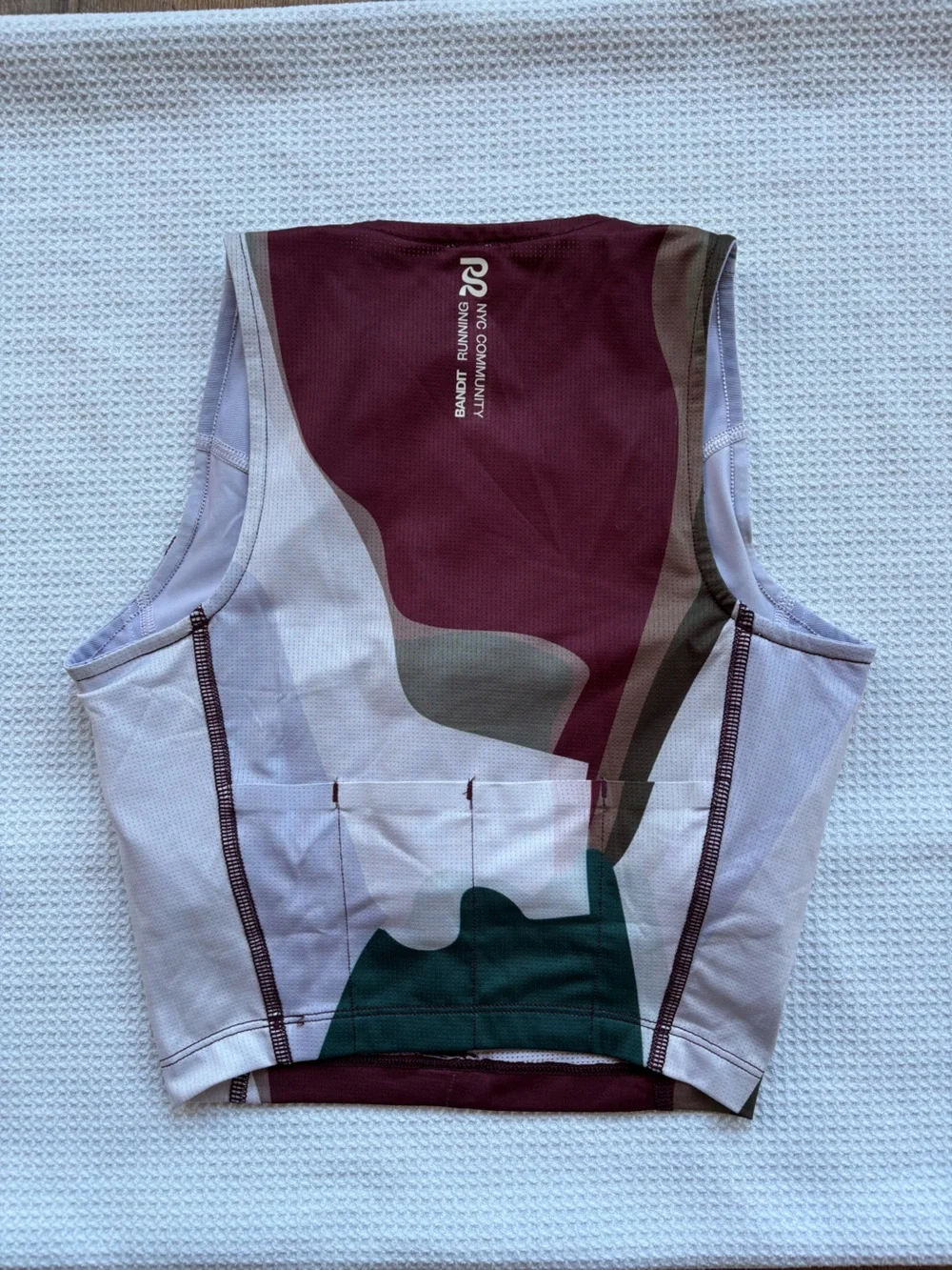 Bandit Running Women’s Ares Flex Zip Front Race Crop in size XSmall. - Picture 3 of 4